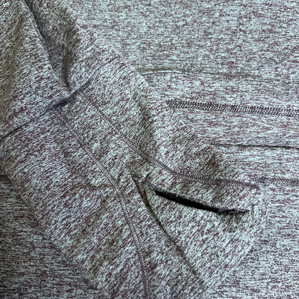Athleta Uptempo Flora Mauve/Shale & Charcoal Hoodie Top - Picture 12 of 14